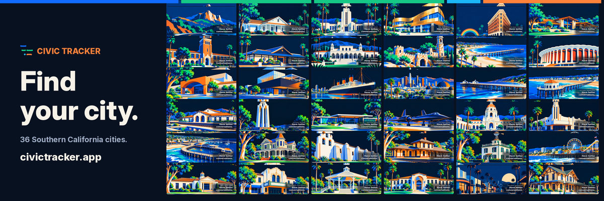 Find your city. Place art for every city on Civic Tracker.